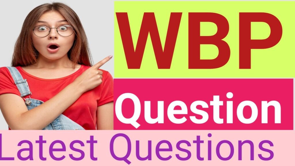 West Bengal police exam questions 2025